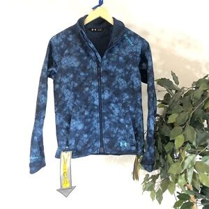 NWT Blue Fleece Lined Under Armour Jacket